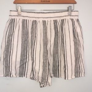 GAP flowy striped shorts: SIZE SMALL